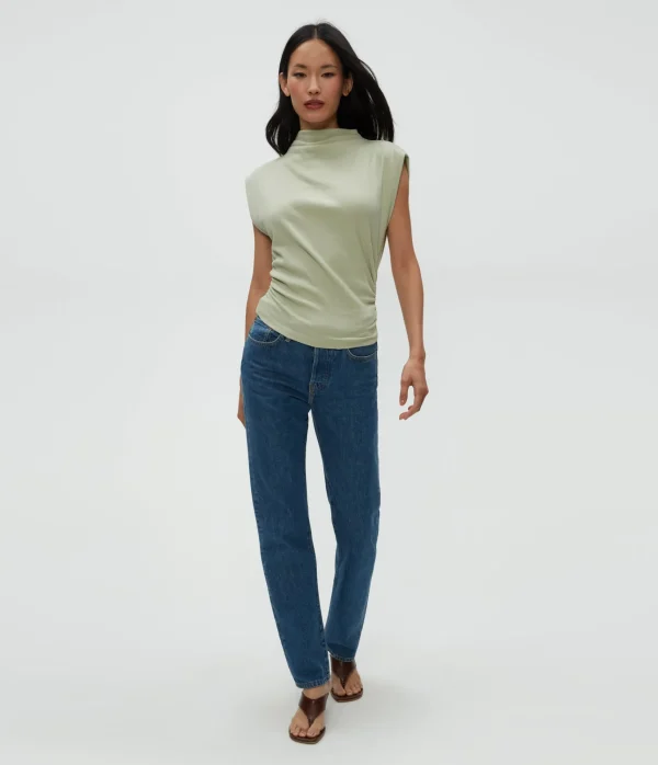 Michael Stars Amara Power Shoulder Tee- Tops, Blouses & Shirts | T-Shirts