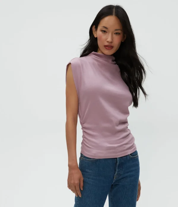 Michael Stars Amara Power Shoulder Tee- Tops, Blouses & Shirts | T-Shirts