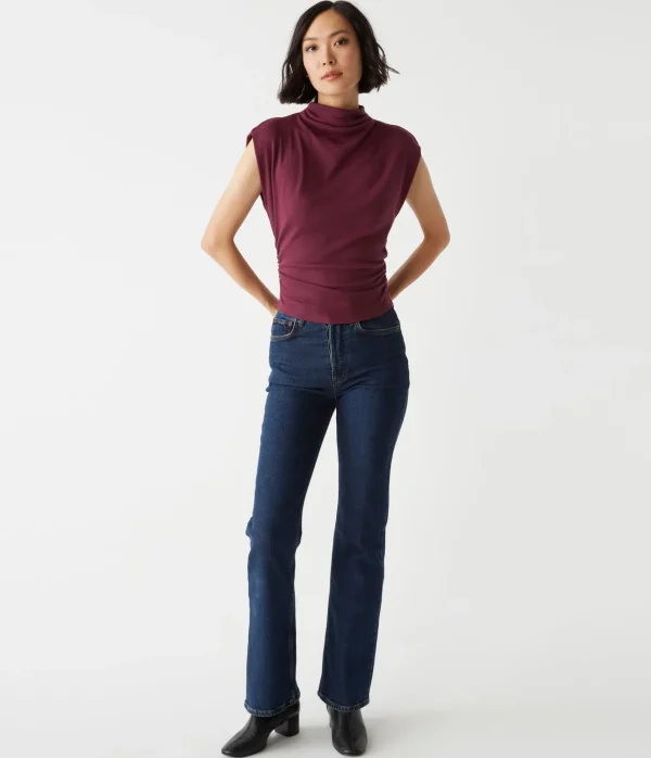 Michael Stars Amara Power Shoulder Tee- Tops, Blouses & Shirts | T-Shirts