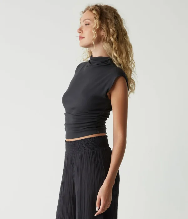 Michael Stars Amara Power Shoulder Tee- Tops, Blouses & Shirts | T-Shirts