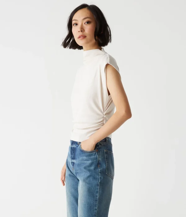 Michael Stars Amara Power Shoulder Tee- Tops, Blouses & Shirts | T-Shirts