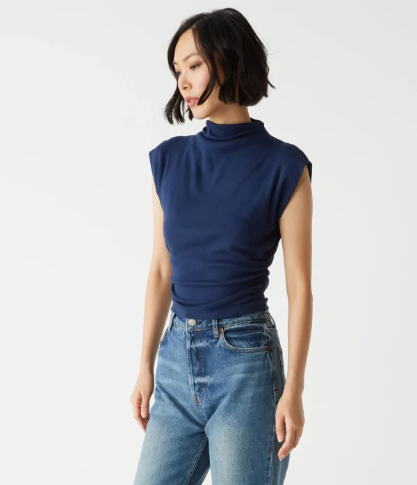 Michael Stars Amara Power Shoulder Tee- Tops, Blouses & Shirts | T-Shirts