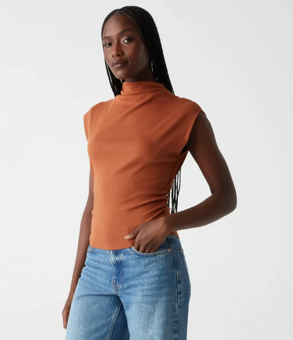 Michael Stars Amara Power Shoulder Tee- Tops, Blouses & Shirts | T-Shirts