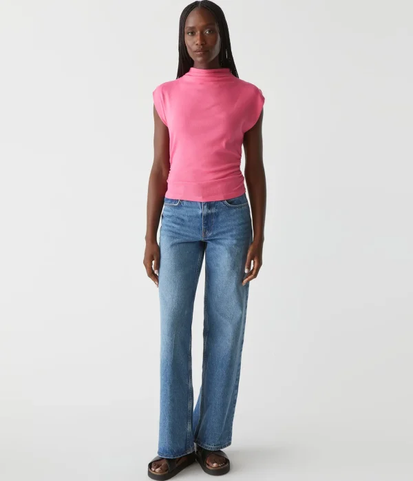 Michael Stars Amara Power Shoulder Tee- Tops, Blouses & Shirts | T-Shirts