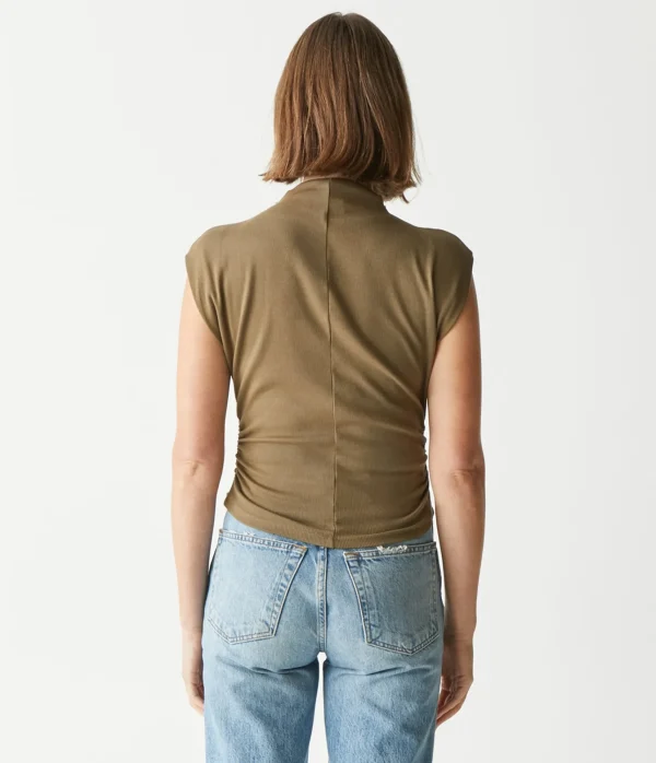Michael Stars Amara Power Shoulder Tee- Tops, Blouses & Shirts | T-Shirts