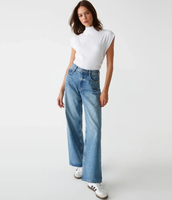 Michael Stars Amara Power Shoulder Tee- Tops, Blouses & Shirts | T-Shirts