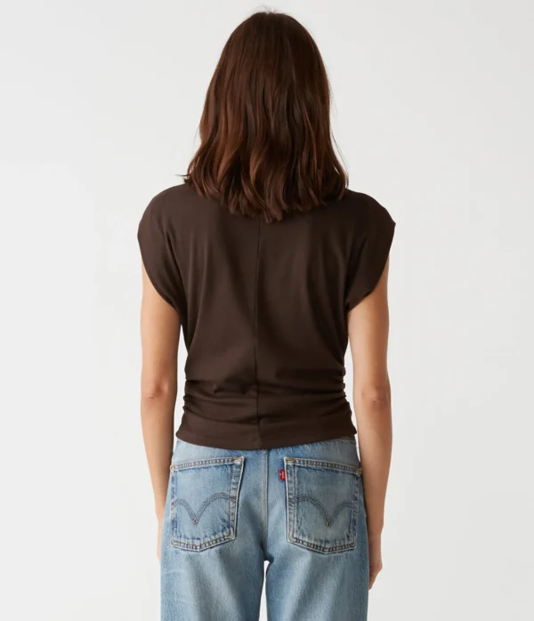 Michael Stars Amara Power Shoulder Tee- Tops, Blouses & Shirts | T-Shirts