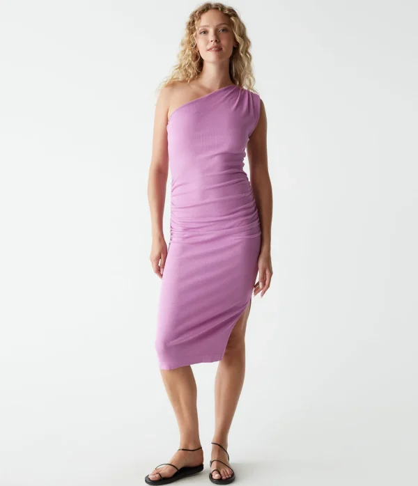 Michael Stars Andrea One Shoulder Midi Dress- Dresses | Midi Dresses