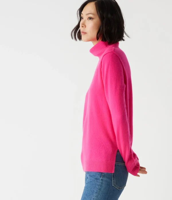 Michael Stars Audrey Cashmere Turtleneck Sweater- Sweaters & Cardigans