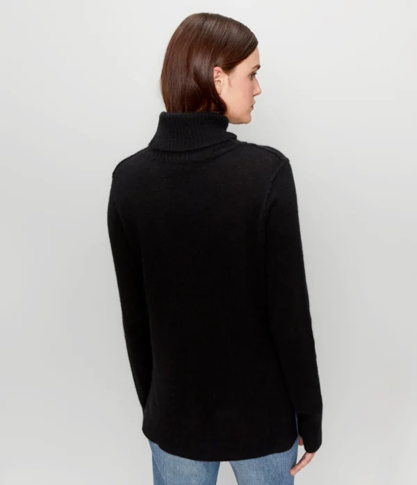 Michael Stars Audrey Cashmere Turtleneck Sweater- Sweaters & Cardigans