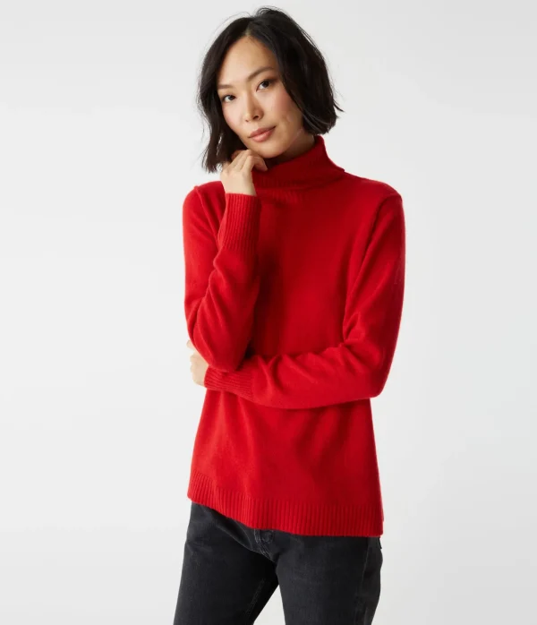 Michael Stars Audrey Cashmere Turtleneck Sweater- Sweaters & Cardigans