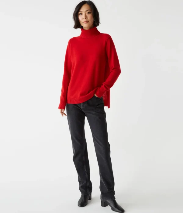 Michael Stars Audrey Cashmere Turtleneck Sweater- Sweaters & Cardigans