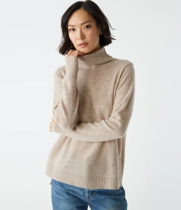 Michael Stars Audrey Cashmere Turtleneck Sweater- Sweaters & Cardigans