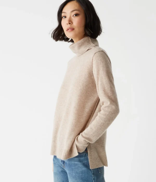 Michael Stars Audrey Cashmere Turtleneck Sweater- Sweaters & Cardigans