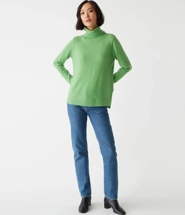 Michael Stars Audrey Cashmere Turtleneck Sweater- Sweaters & Cardigans