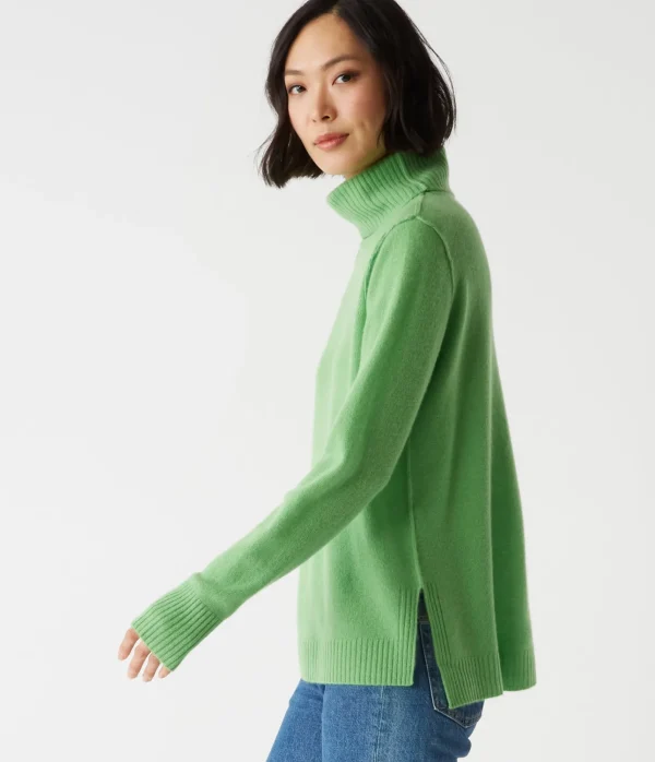 Michael Stars Audrey Cashmere Turtleneck Sweater- Sweaters & Cardigans