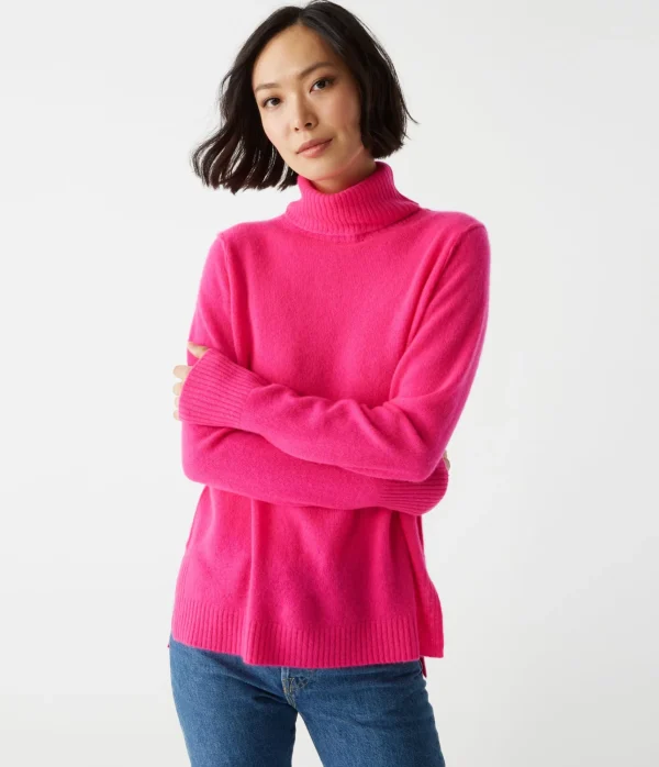 Michael Stars Audrey Cashmere Turtleneck Sweater- Sweaters & Cardigans