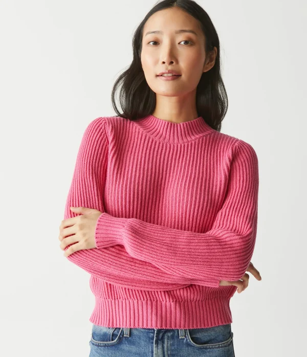 Michael Stars Barb Popover Sweater- Sweaters & Cardigans