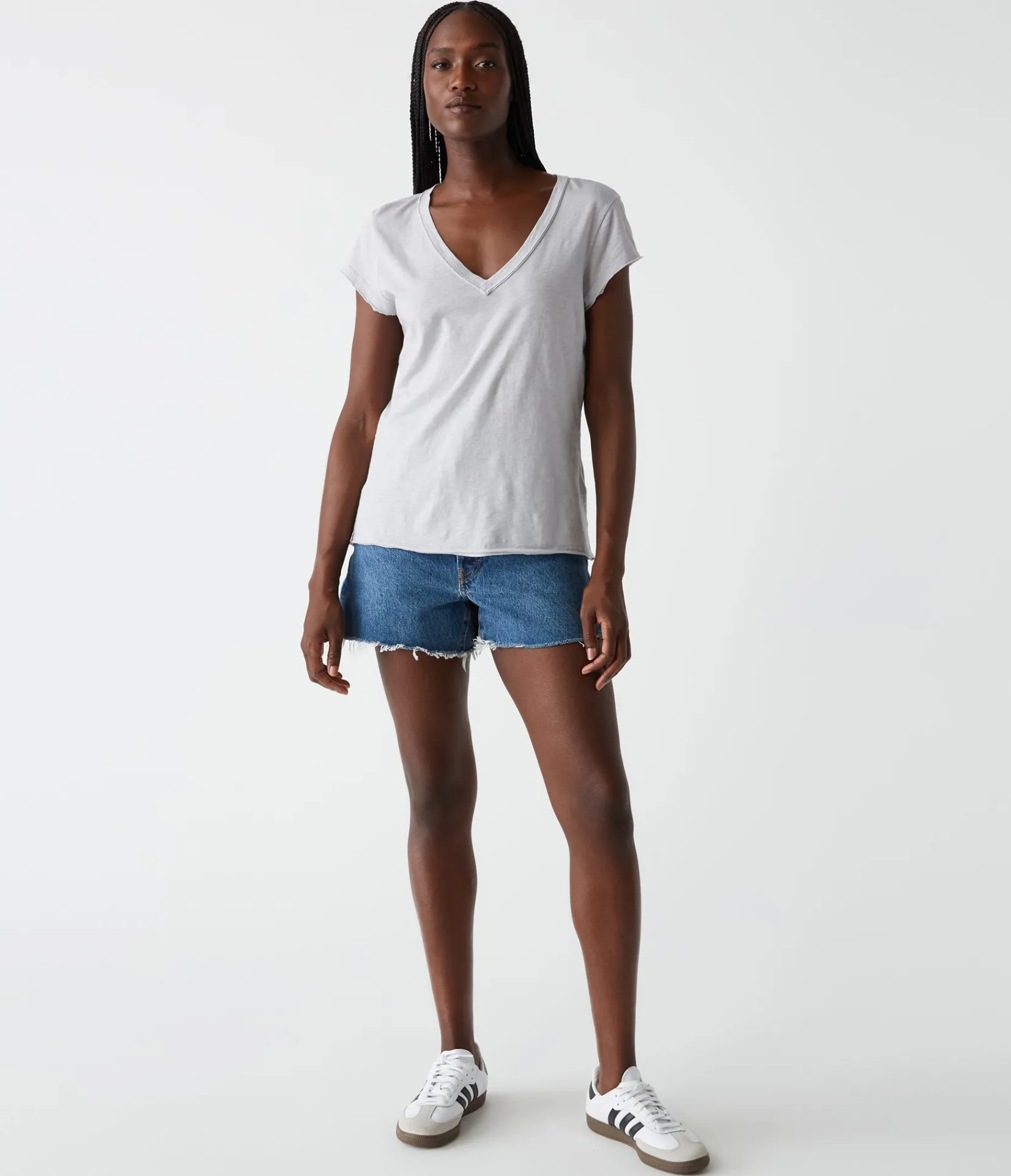 baxter_vneck_tee_33.webp Michael Stars Baxter V-Neck Tee- T-Shirts | Supima Cotton T-Shirts