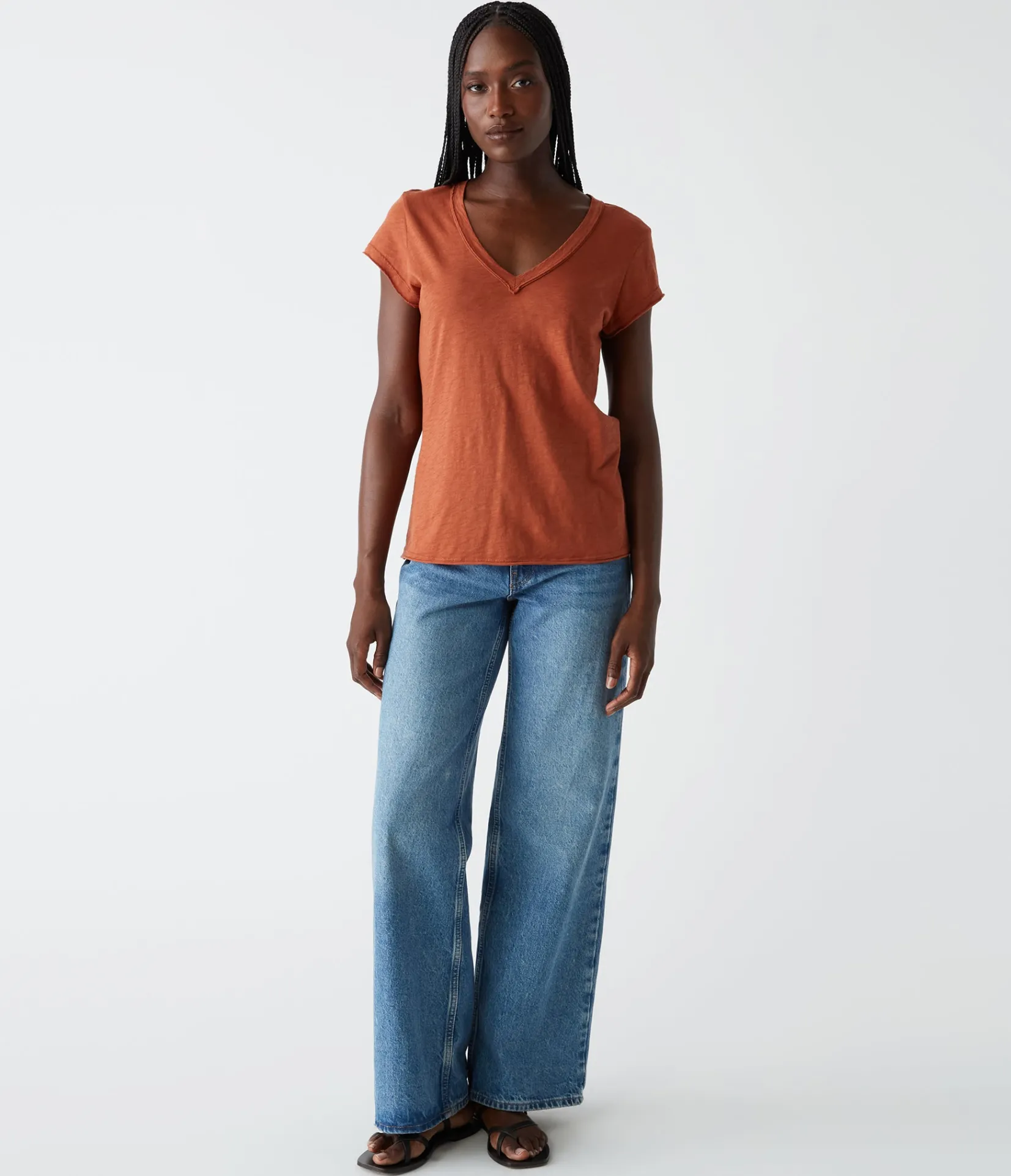 baxter_vneck_tee_49.webp Michael Stars Baxter V-Neck Tee- T-Shirts | Supima Cotton T-Shirts