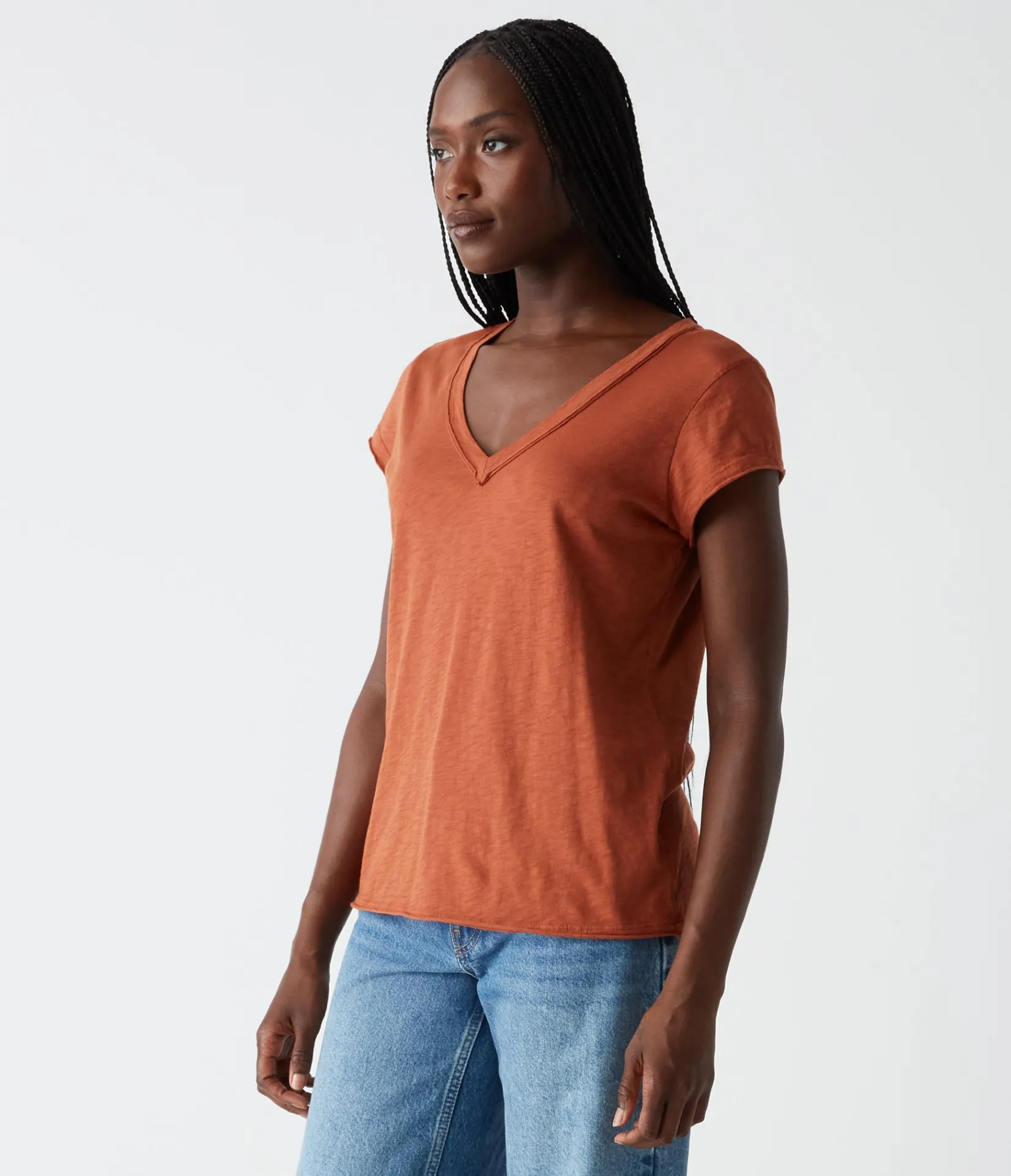 baxter_vneck_tee_50.webp Michael Stars Baxter V-Neck Tee- T-Shirts | Supima Cotton T-Shirts