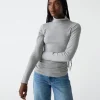 Michael Stars Beck Ribbed Turtleneck- T-Shirts | Ultra Rib T-Shirts