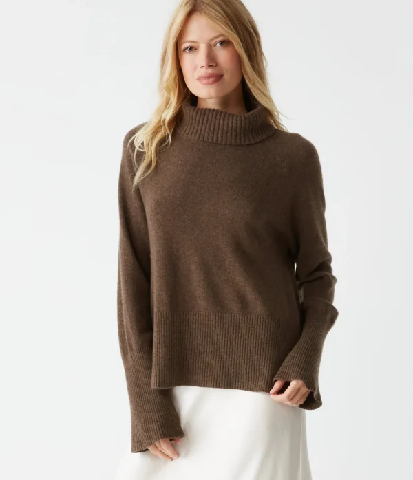 Michael Stars Blaire Turtleneck Cashmere Sweater- Sweaters & Cardigans