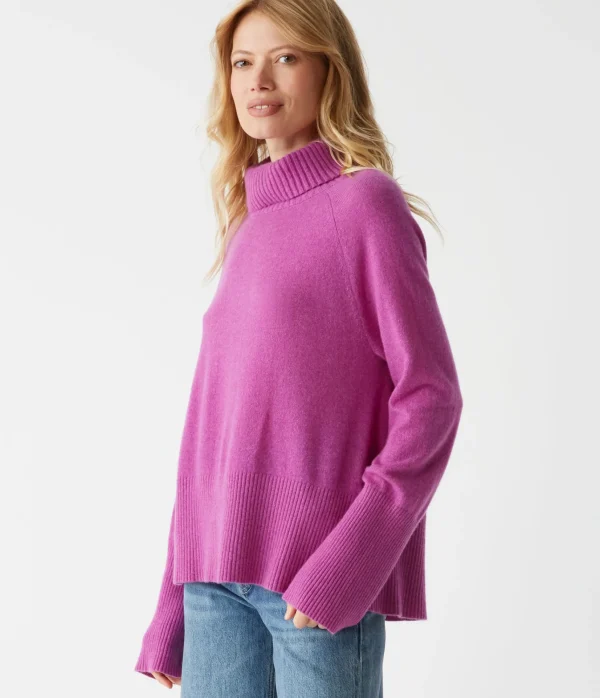 Michael Stars Blaire Turtleneck Cashmere Sweater- Sweaters & Cardigans