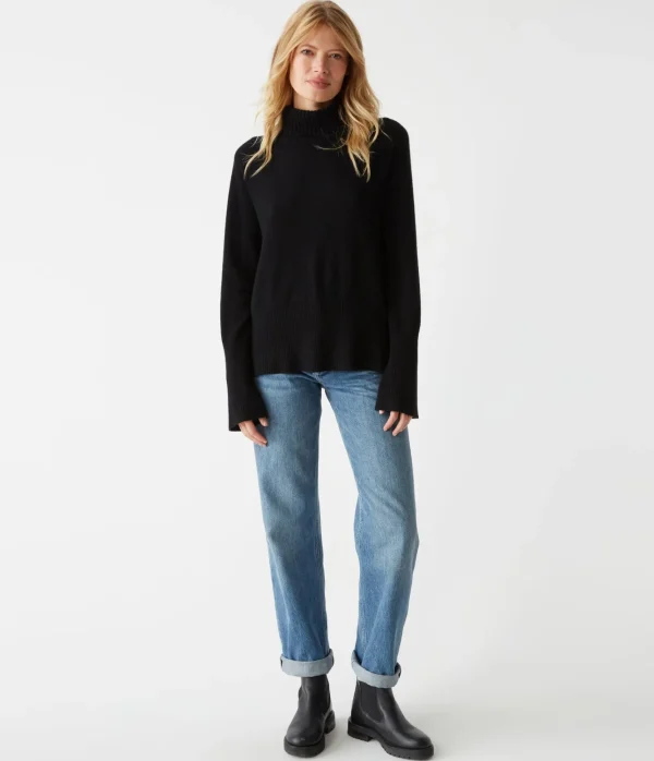 Michael Stars Blaire Turtleneck Cashmere Sweater- Sweaters & Cardigans