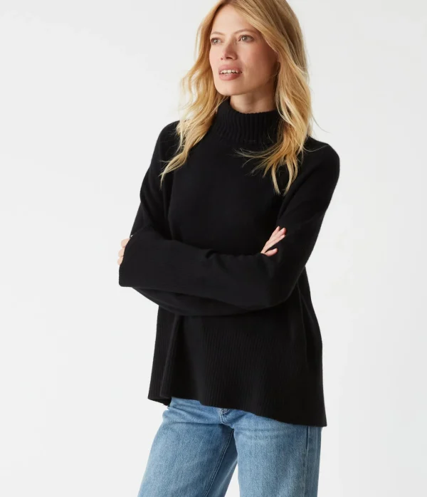 Michael Stars Blaire Turtleneck Cashmere Sweater- Sweaters & Cardigans