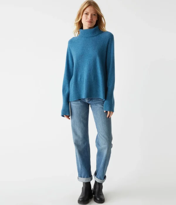 Michael Stars Blaire Turtleneck Cashmere Sweater- Sweaters & Cardigans