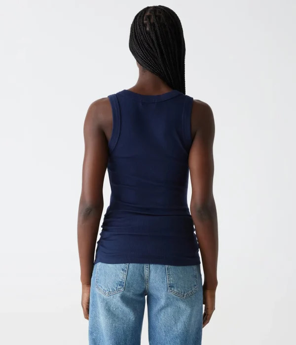 Michael Stars Blanche Ribbed Tank- Tank Tops | Ultra Rib T-Shirts