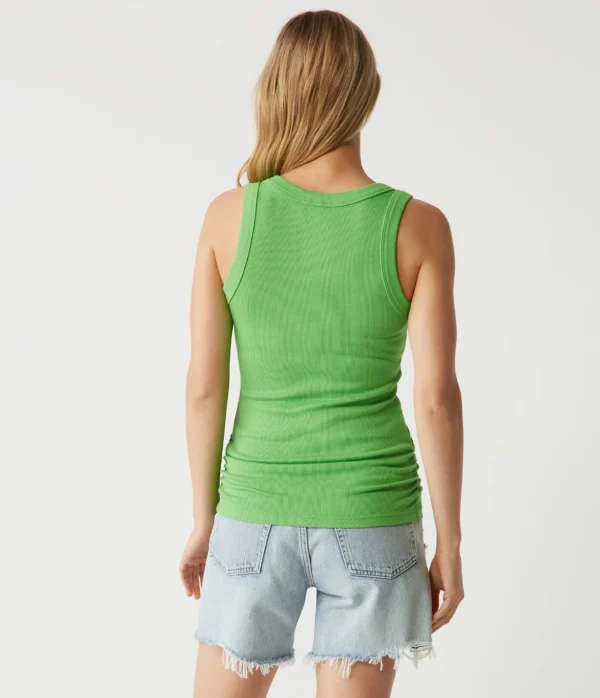 Michael Stars Blanche Ribbed Tank- Tank Tops | Ultra Rib T-Shirts