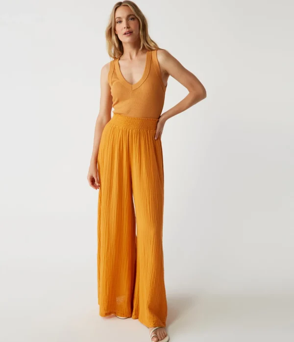 Michael Stars Blanche Ribbed Tank- Tank Tops | Ultra Rib T-Shirts