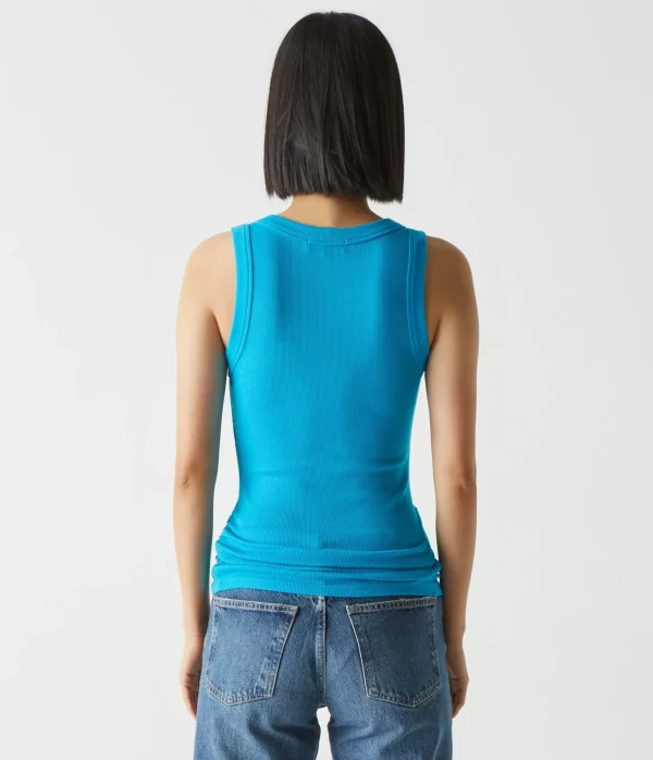 Michael Stars Blanche Ribbed Tank- Tank Tops | Ultra Rib T-Shirts