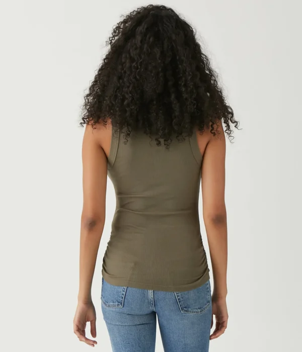 Michael Stars Blanche Ribbed Tank- Tank Tops | Ultra Rib T-Shirts