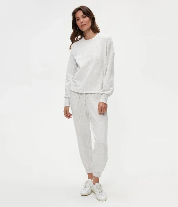 Michael Stars Blythe Pom-Pom Sweatshirt- Loungewear