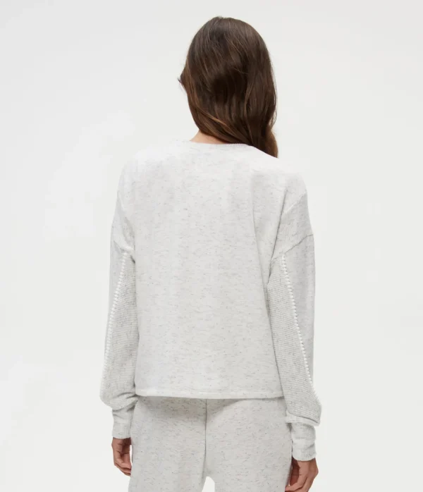 Michael Stars Blythe Pom-Pom Sweatshirt- Loungewear