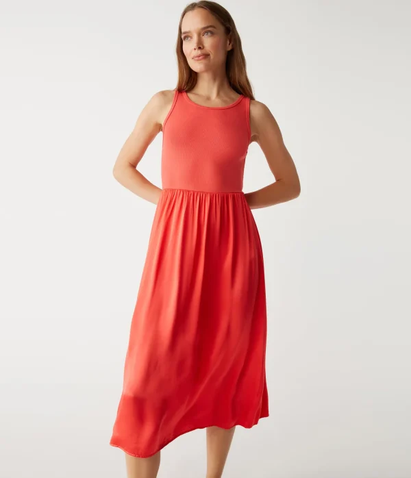 Michael Stars Bridgette Midi Dress- Dresses | Midi Dresses