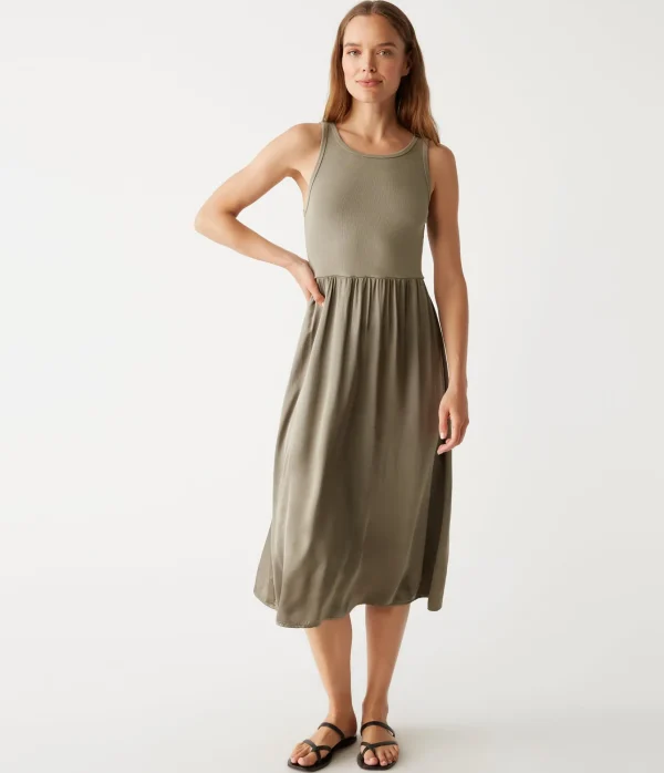 Michael Stars Bridgette Midi Dress- Dresses | Midi Dresses