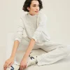 Michael Stars Bruna Mock Neck Top- Loungewear