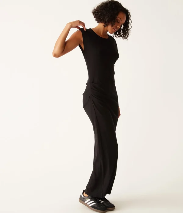 Michael Stars Calliope Power Shoulder Maxi Dress- Dresses | Maxi Dresses