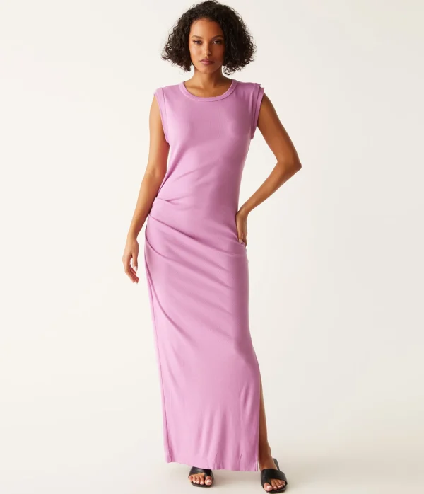 Michael Stars Calliope Power Shoulder Maxi Dress- Dresses | Maxi Dresses