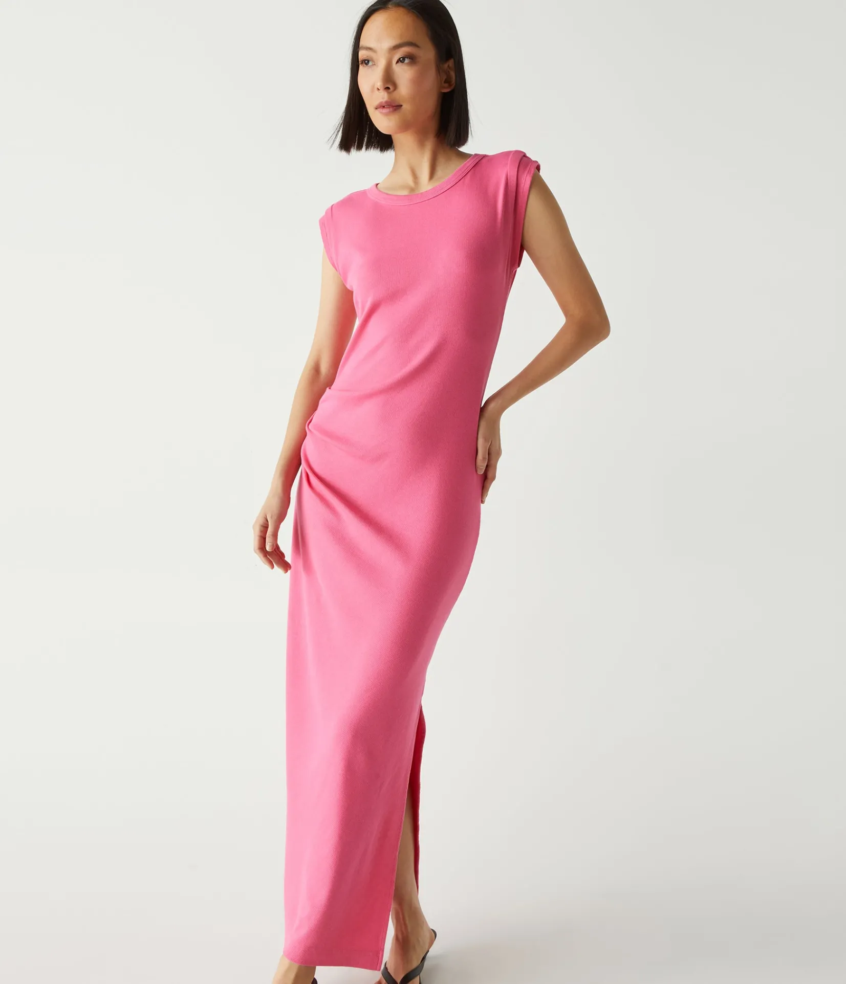 calliope_power_shoulder_maxi_dress_16.webp Michael Stars Calliope Power Shoulder Maxi Dress- Dresses | Maxi Dresses