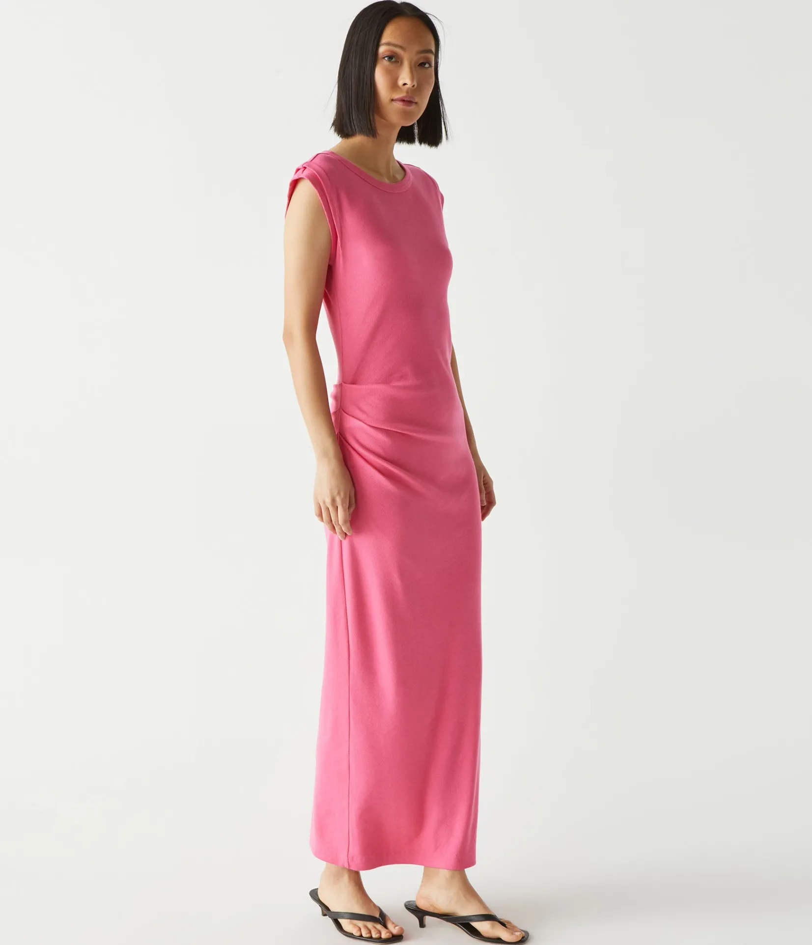 calliope_power_shoulder_maxi_dress_17.webp Michael Stars Calliope Power Shoulder Maxi Dress- Dresses | Maxi Dresses
