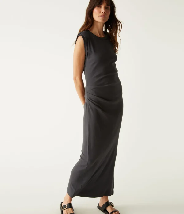 Michael Stars Calliope Power Shoulder Maxi Dress- Dresses | Maxi Dresses