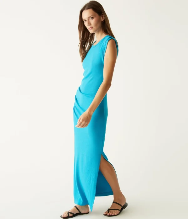 Michael Stars Calliope Power Shoulder Maxi Dress- Dresses | Maxi Dresses