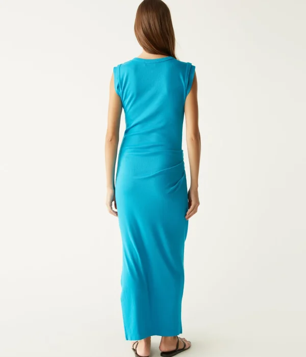 Michael Stars Calliope Power Shoulder Maxi Dress- Dresses | Maxi Dresses