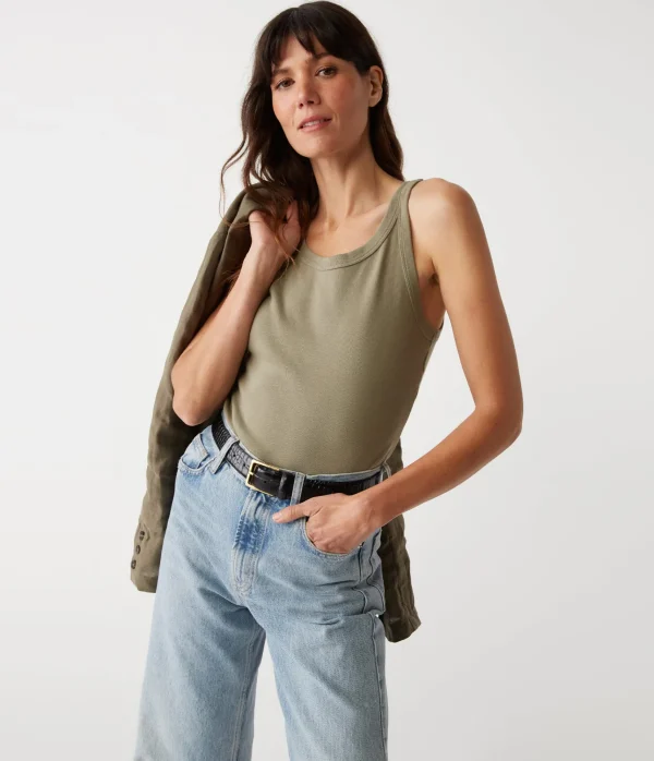 Michael Stars Cassie Tank- Tank Tops | 1x1 Cotton T-Shirts