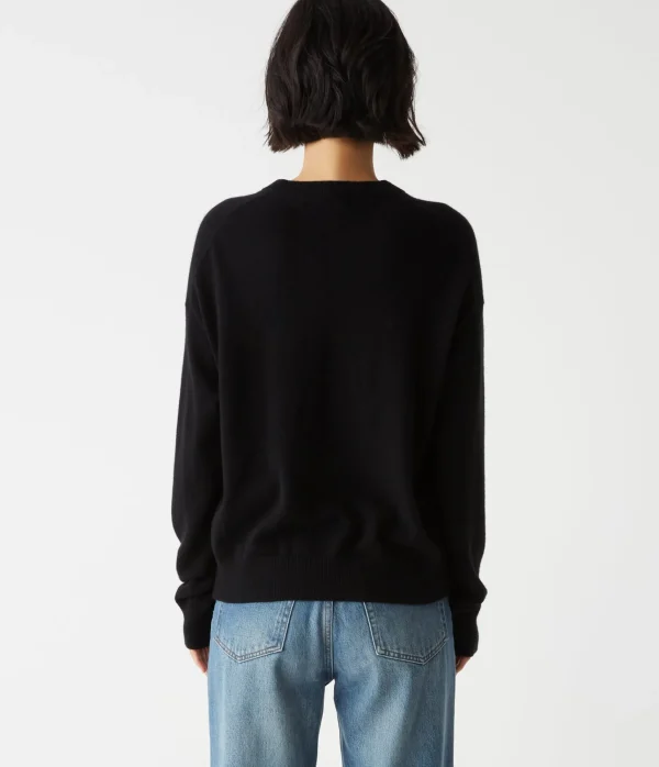 Michael Stars Celeste Crew Neck Cashmere Sweater- Sweaters & Cardigans